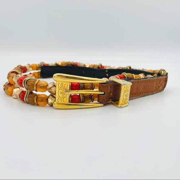 EXPRESS Vintage Beaded Belt - Picture 2 of 6